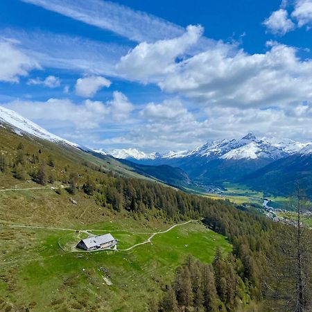 Alp Es-Cha Dadour Bed & Breakfast Madulain Bagian luar foto